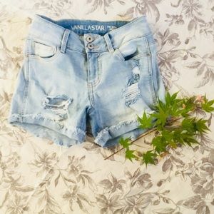 Distressed Jean Shorts